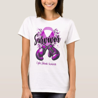 Blossom Cystic Fibrosis Warrior Survivor T-Shirt