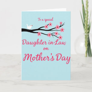 Blossom Daughter In Law Mothers Day Card