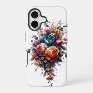 Blossom Elegance: Floral Phone C iPhone 16 Case