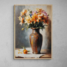 Blossom Elegance: Flower Vase Painting