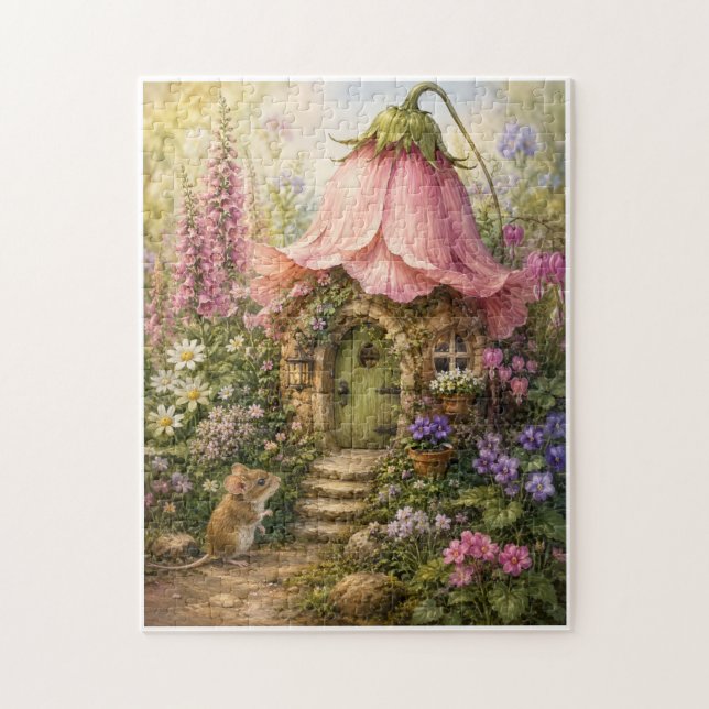 Blossom Fairy Cottage Jigsaw Puzzle (Vertical)