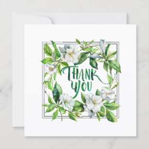 Blossom flowers Thank You Card