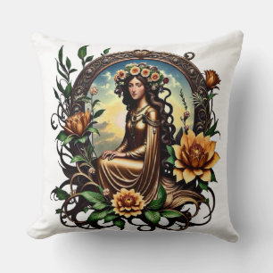 Blossom girl cushion
