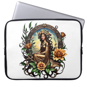 Blossom girl  laptop sleeve