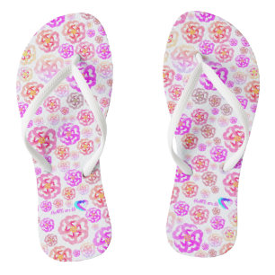 Blossom Heart Adult Flip Flops