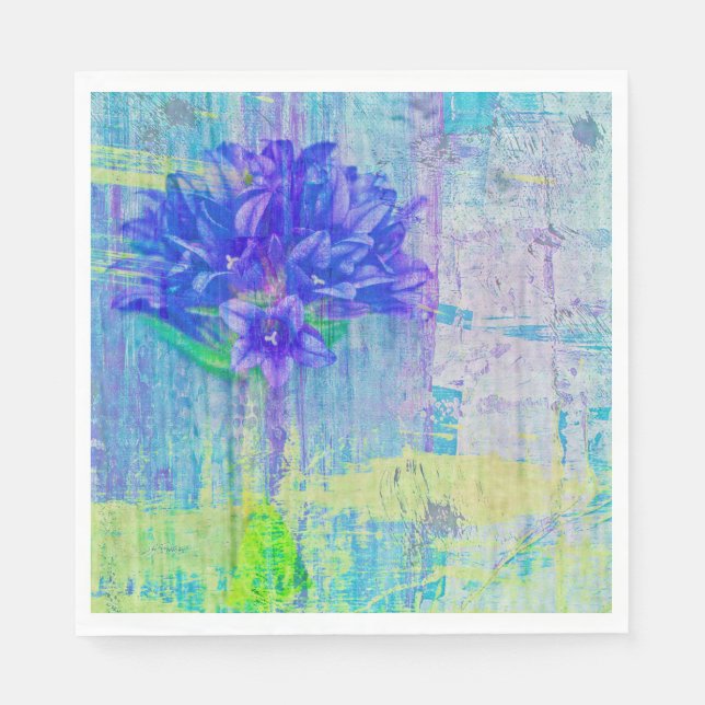 Blossom in Blue Violet Napkin (Front)