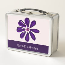 Blossom Into Your Best Self - Indigo Purple Flower
