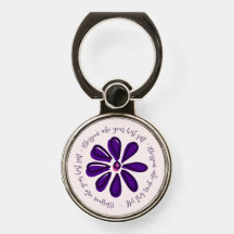 "Blossom Into Your Best Self" Purple Flower Doodle