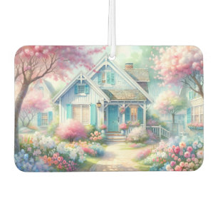 Blossom Lane Blue Cottage Garden Car Air Freshener
