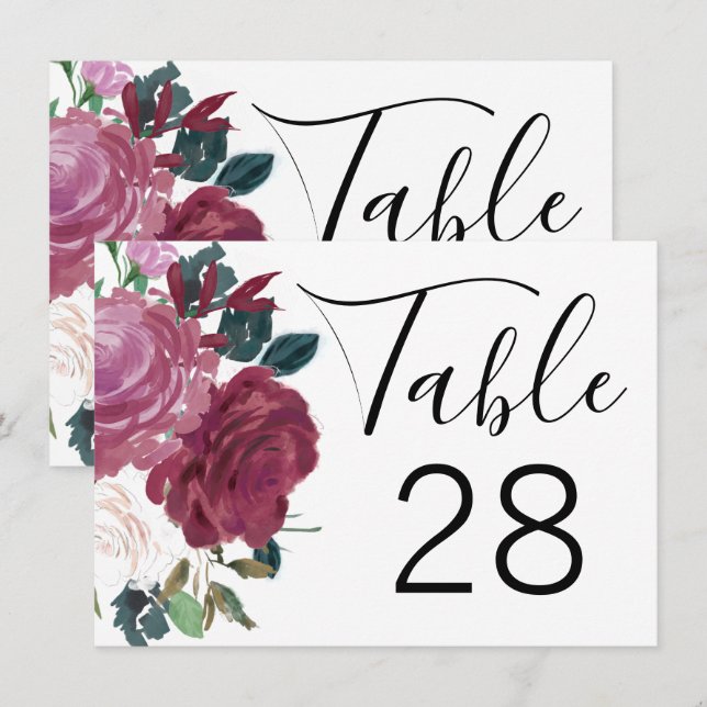 Blossom Love Invitation (Front/Back)