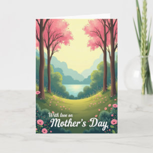 Blossom Mother Day Scene Card