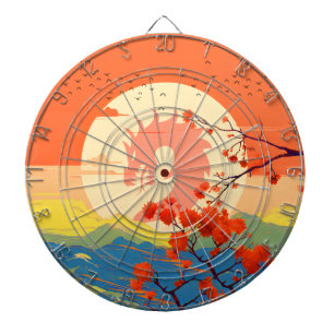 BLOSSOM NATURE MOUNTAIN DRAGON DARTBOARD