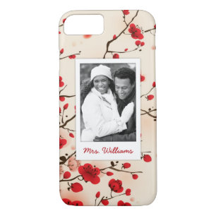 Blossom Oriental Style Painting   Add Photo Case-Mate iPhone Case