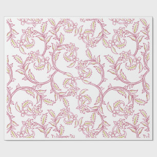"Blossom Paisley" Elegant Floral Gift Wrapping  Paper