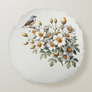 Blossom Perch Round Cushion