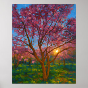Blossom Radiance – Enchanted Forest Art Poster