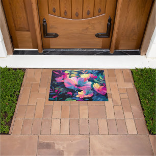 Blossom Rush Spring Floral Garden Doormat