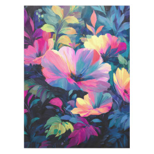 Blossom Rush Spring Floral Garden  Tablecloth