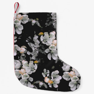 Blossom Seamless Floral Vintage Pattern Small Christmas Stocking