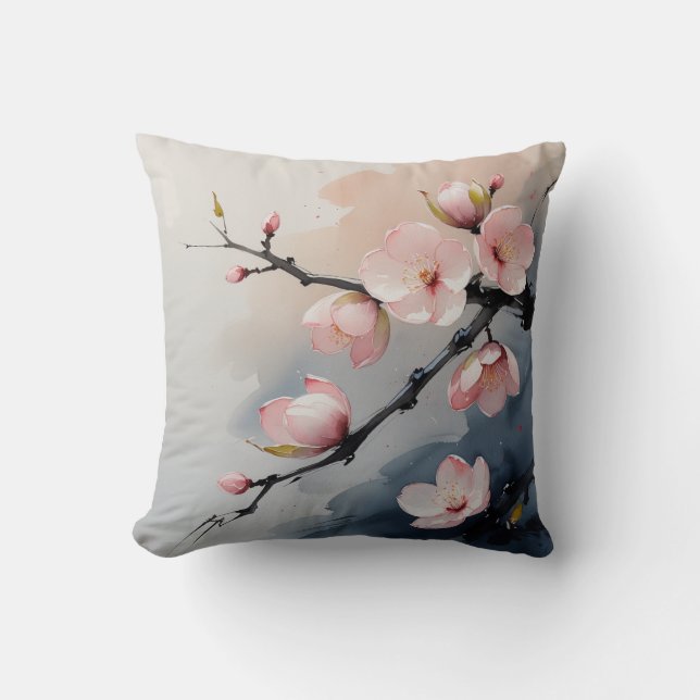 Blossom Serenity Pillow (Front)