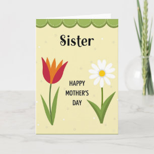 Blossom Sister Mothers Day Card