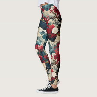 Blossom Storm Leggings - Pretty