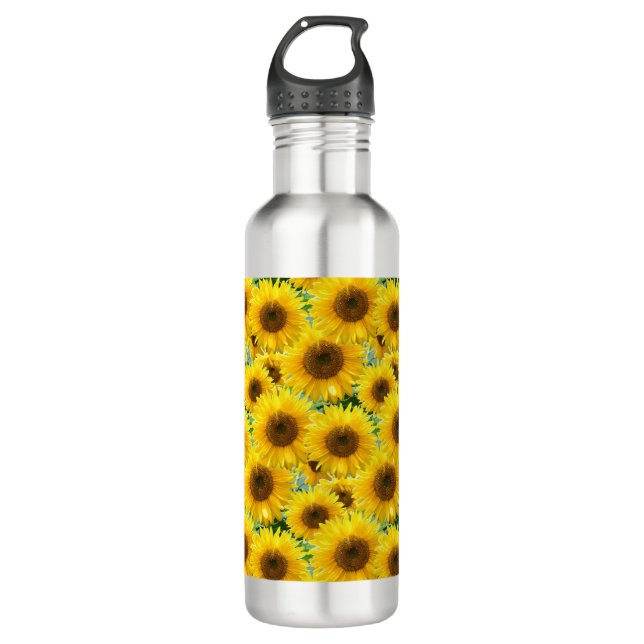 Blossom Sunflowers 710 Ml Water Bottle (Front)