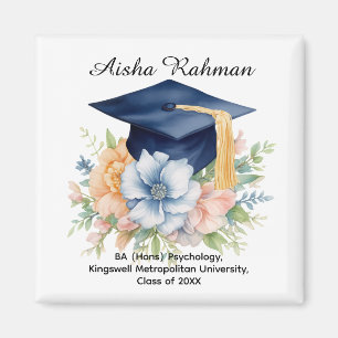 🎓Blossom & Tassel Graduation Mug Magnet