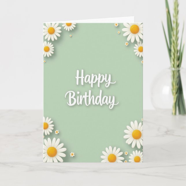 Blossom Tender Birthday Card (Front)