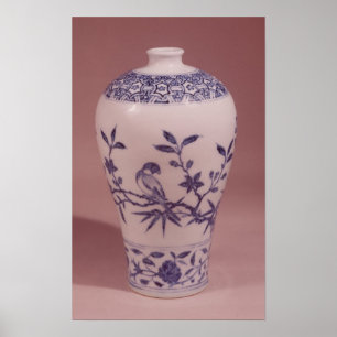 Blossom vase, Ming dynasty Poster