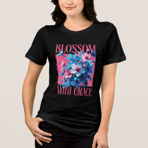 Blossom With Grace Tri-Blend Shirt