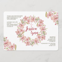 Blossom Wreath Invitation