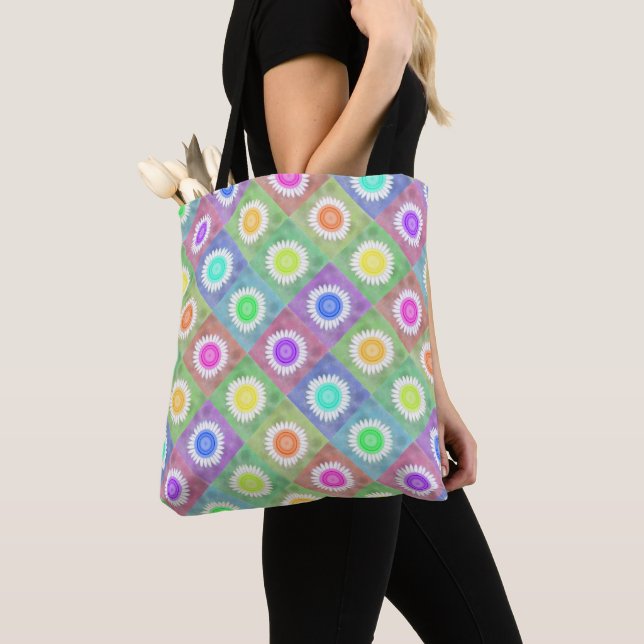 Blossome Allover Tote Bag (Close Up)