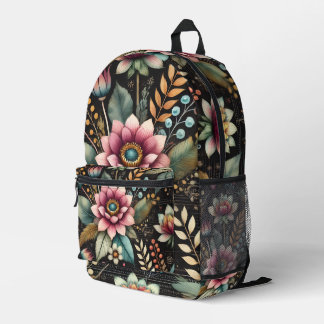 Blossomed Beauty Printed Backpack