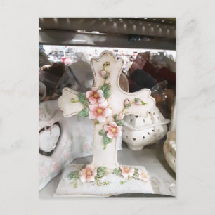 Blossomed Cross Postcard