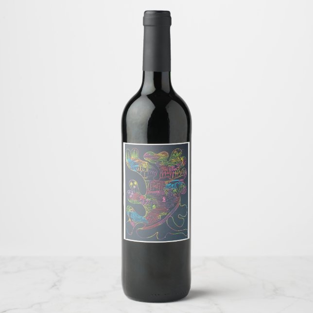 Blossomed Excellence  Wine Label (Front)