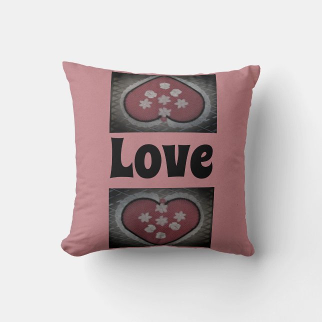 Blossomed Hearts Cushion (Front)