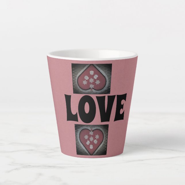 Blossomed Hearts Latte Mug (Front)