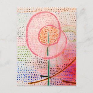 Blossoming (1934) by Paul Klee - Abstract Art  Postcard