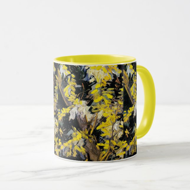 Blossoming Acacia Branches (1890) Vincent Van Gogh Mug (Front Right)