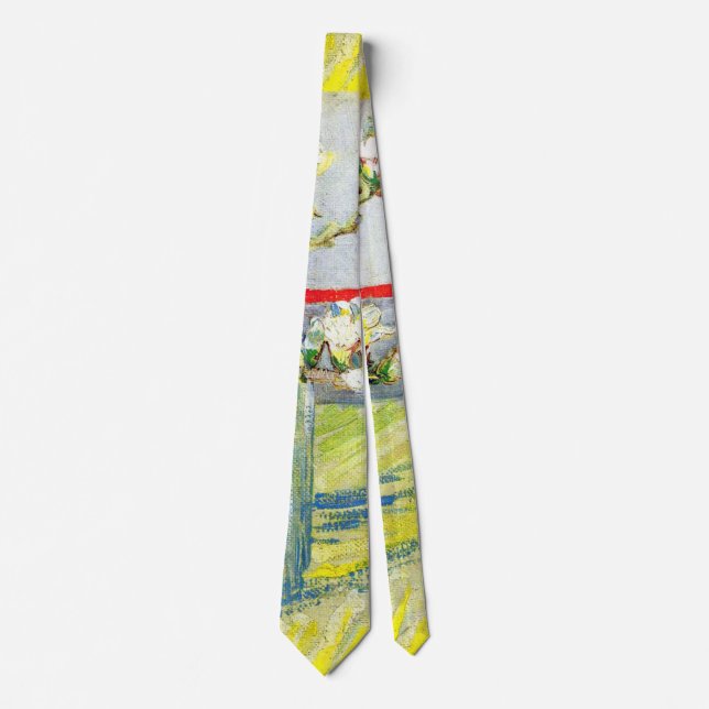Blossoming Almond Branch by Vincent van Gogh Tie (Front)