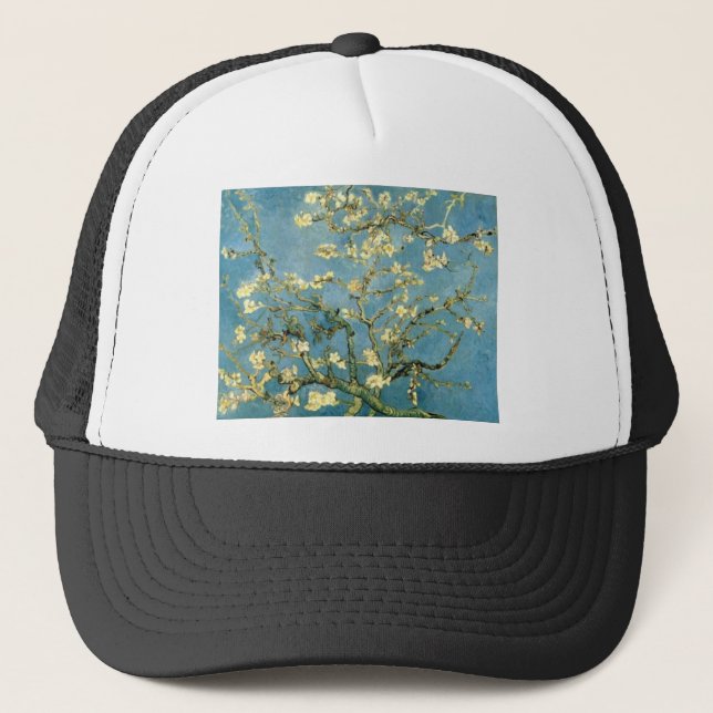 Blossoming Almond Tree by Van Gogh Trucker Hat (Front)