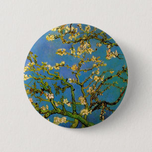Blossoming Almond Tree by Vincent van Gogh 6 Cm Round Badge