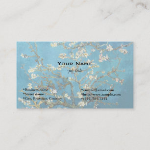 Blossoming Almond Tree by Vincent van Gogh. Business Card