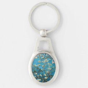 Blossoming Almond Tree by Vincent van Gogh. Key Ring