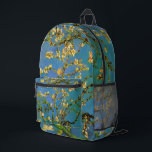 Blossoming Almond Tree by Vincent van Gogh Printed Backpack<br><div class="desc">Blossoming Almond Tree by Vincent van Gogh</div>
