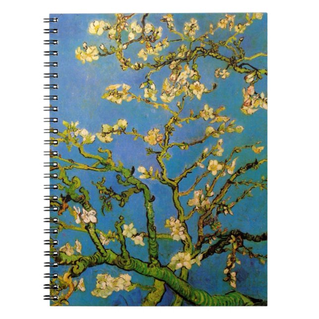 Blossoming Almond Tree by Vincent van Gogh Spiral Notebook (Front)
