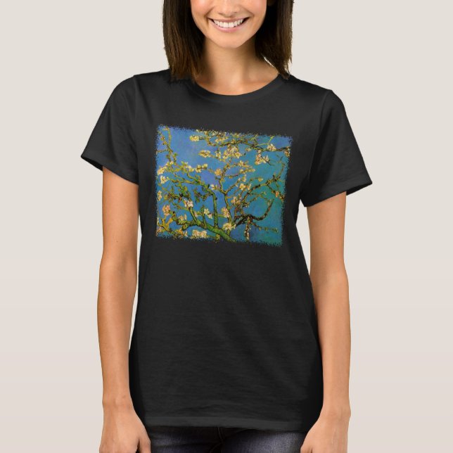 Blossoming Almond Tree by Vincent van Gogh T-Shirt (Front)