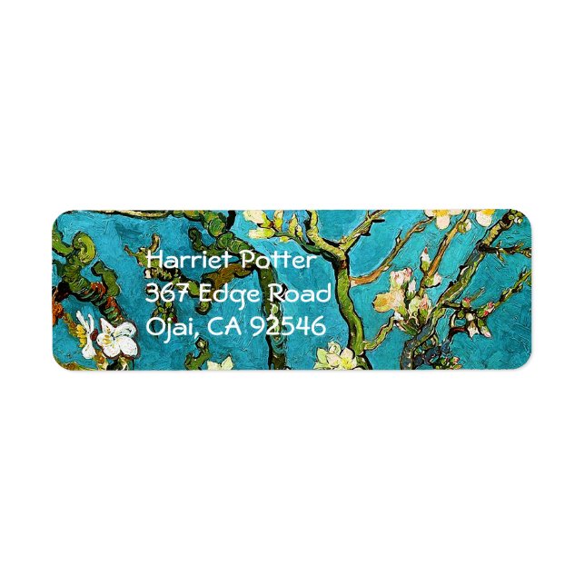 Blossoming Almond Tree Van Gogh Fine Art (Front)