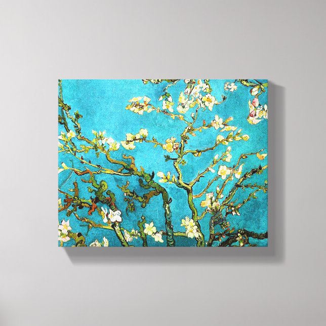 Blossoming Almond Tree Van Gogh Fine Art Canvas Print (Front)